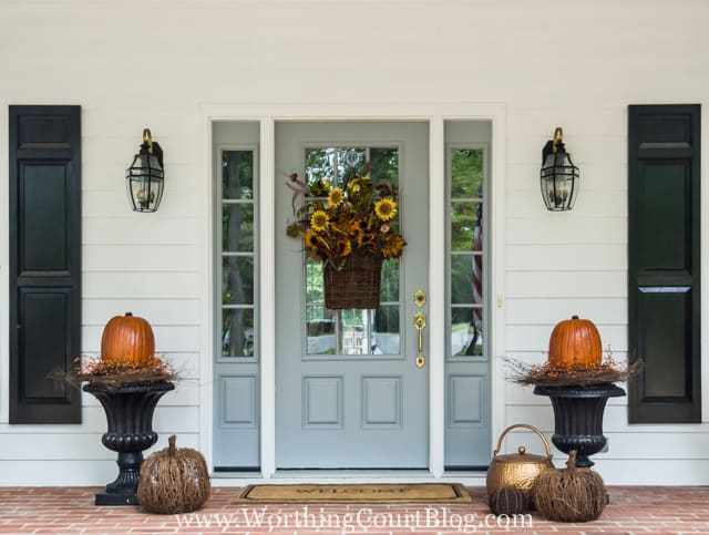 Easy And Simple Fall Front Porch