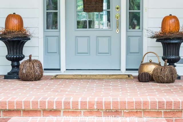 Easy And Simple Fall Front Porch