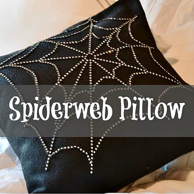 Spider Web Pillow Tutorial