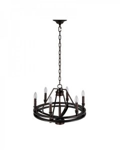 Parrot Uncle - 6 Light Vintage Industrial Pendant