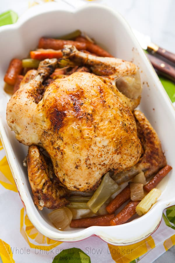 Whole Chicken In A Slow Cooker