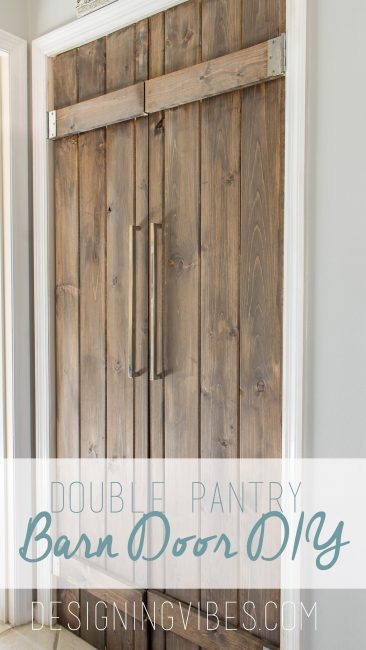 Double Pantry Barn Door