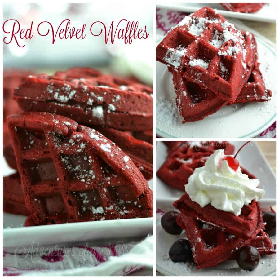 Red Velvet Waffles from Adventures Of A Nurse