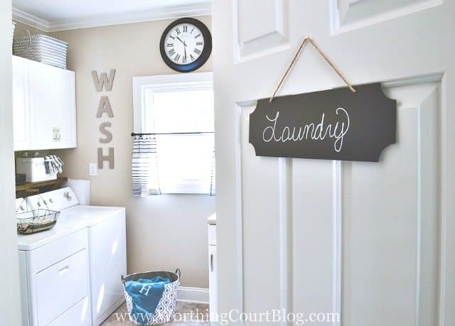 Remodeled Laundry Room Reveal