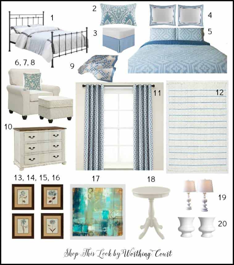 I've done the shopping for you! Here's everything you need to recreate the look of a beautiful HGTV Dream Home bedroom. 