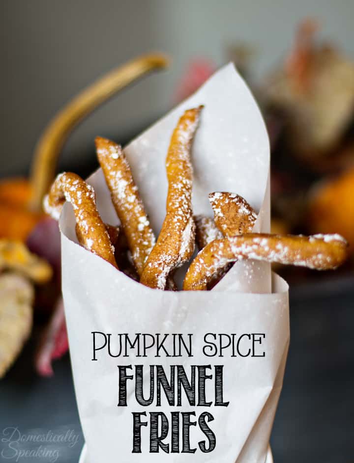Pumpkin Spice Funnel Fries
