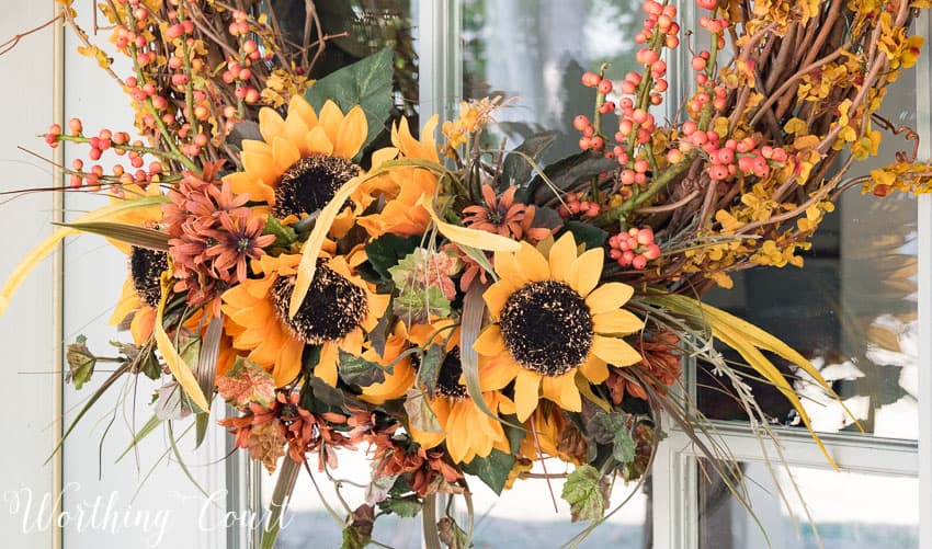 Fall twig wreath picks || Worthing Court