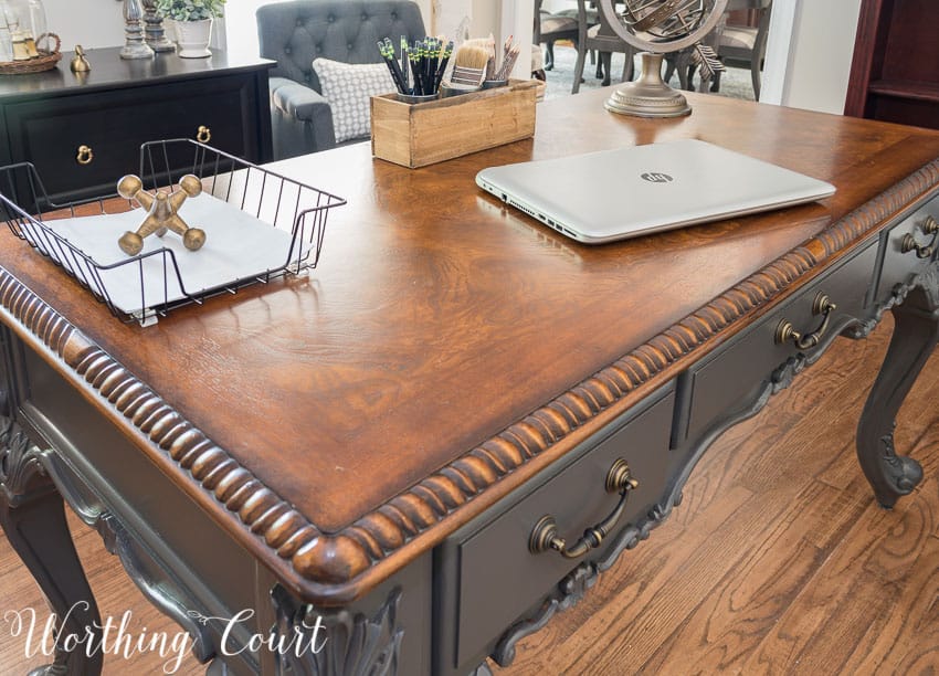 Painted home office desk || Worthing Court