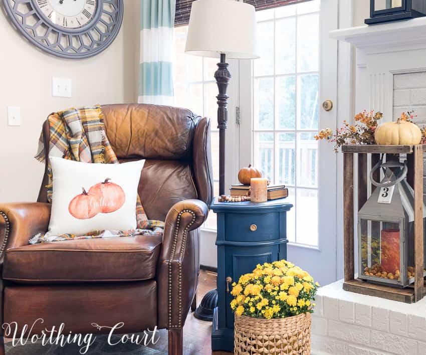 Fireside fall vignette || Worthing Court