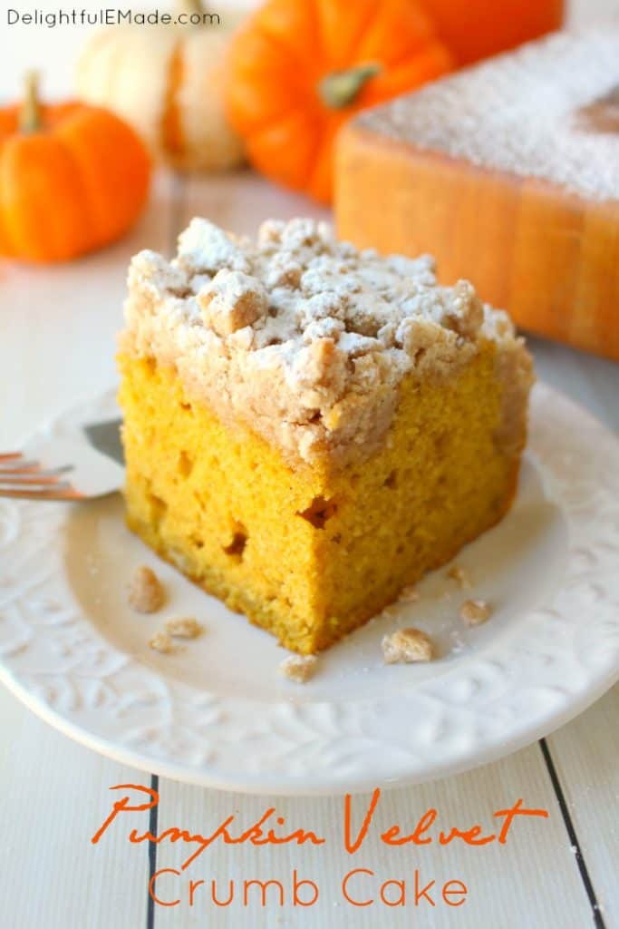 Pumpkin Velvet Crumb Cake