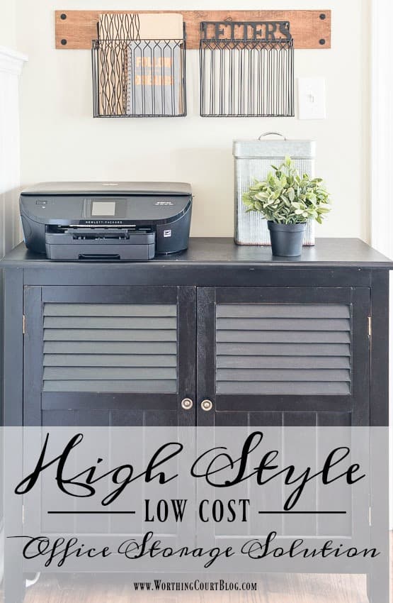 High Style - Low Cost Home Office Storage Solution || Worthing Court