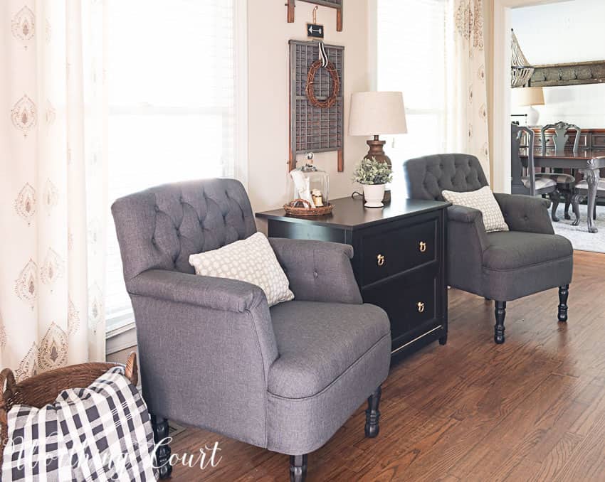 A Quick Fix For Inexpensive Upholstered Chairs || Worthing Court