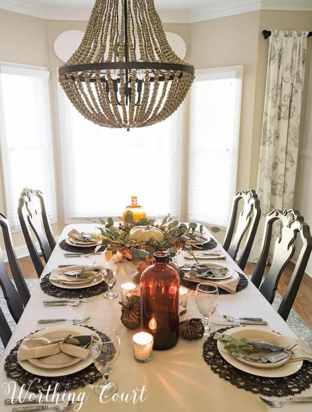 Thanksgiving table for six || Worthing Court