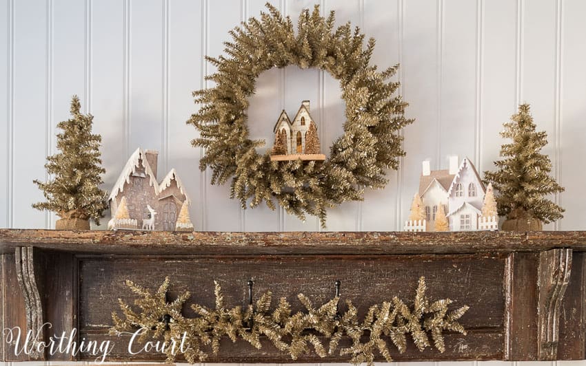 Vintage shelf display for Christmas || Worthing Court