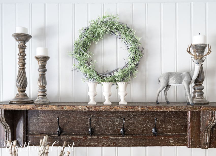 Simple winter shelf display || Worthing Court