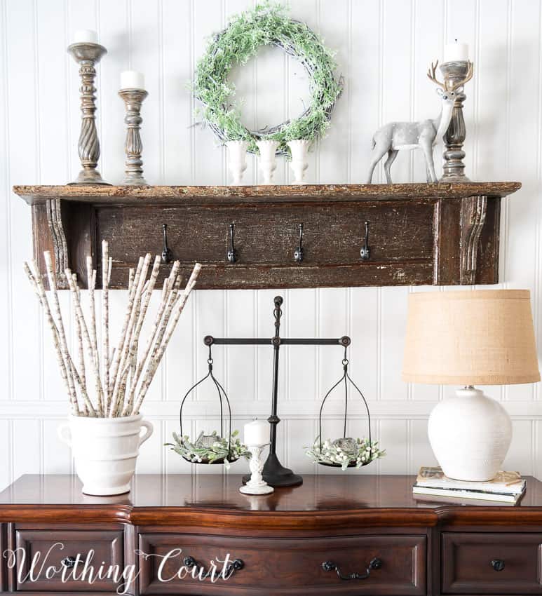 The Softer Side Of Winter In A Farmhouse Dining Room || Worthing Court