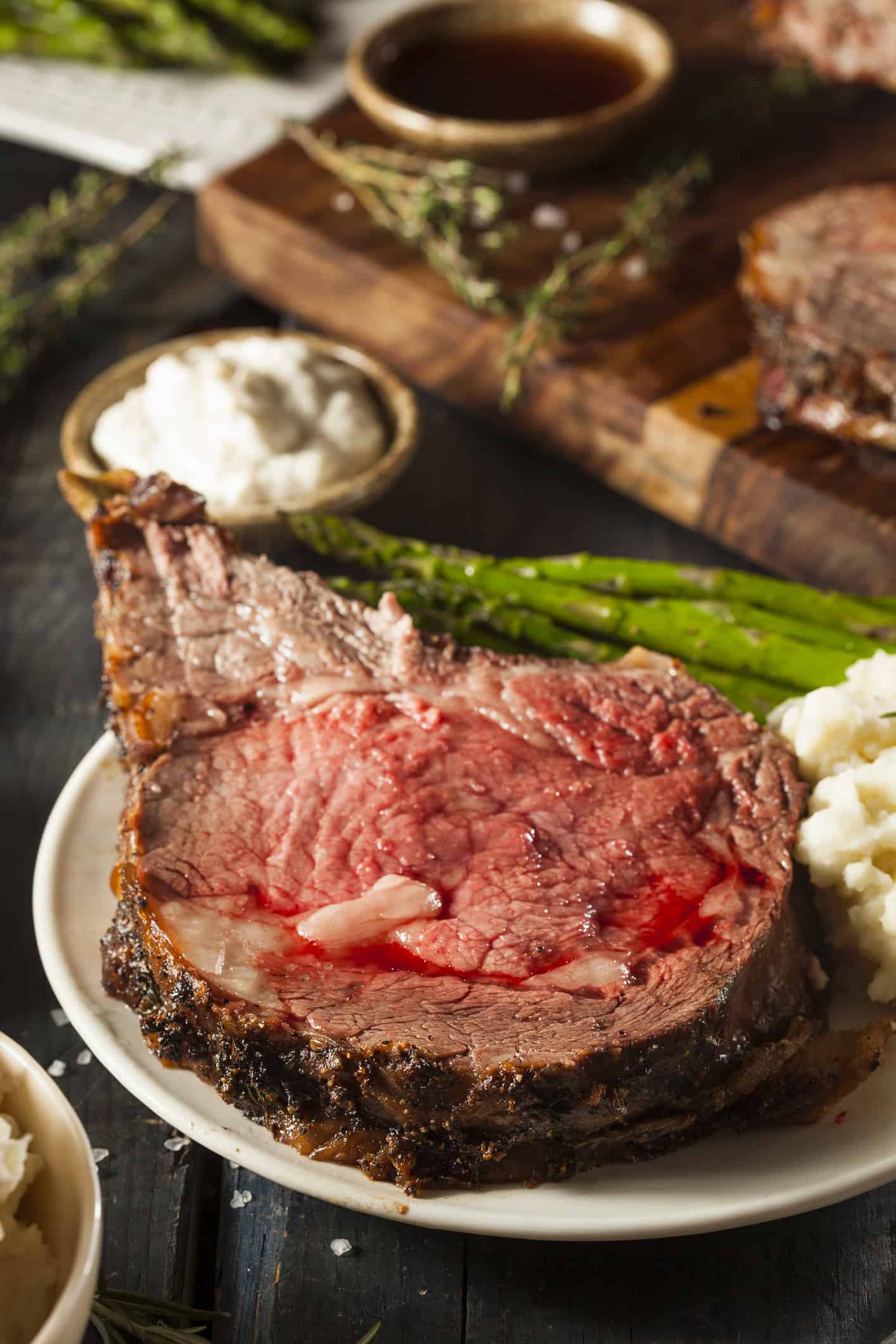 Perfect Prime Rib With Red Wine Jus Recipe