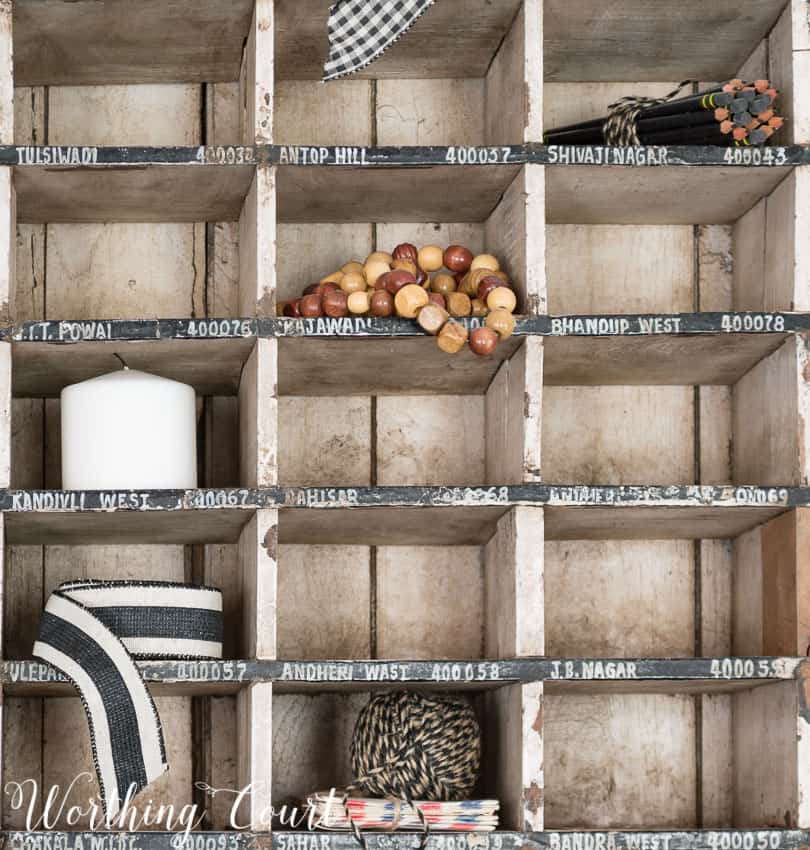 Ideas for filling mail sorter cubbies || Worthing Court