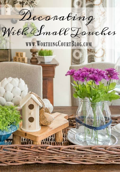 Small Touches Make All The Difference - Decorating With Twine || Worthing Court