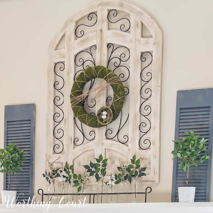 Easy to make moss covered wreath || Worthing Court