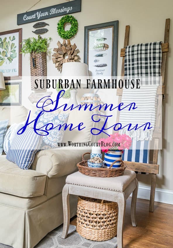 Join Me For A Tour Of My Summer Suburban Farmhouse || Worthing Court