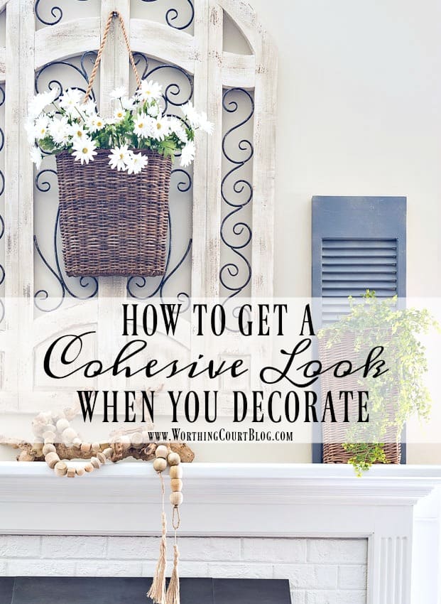 These tips will help you decorate a room with a cohesive look so that your friends and family will think that you've hired a professionally trained interior designer || Worthing Court