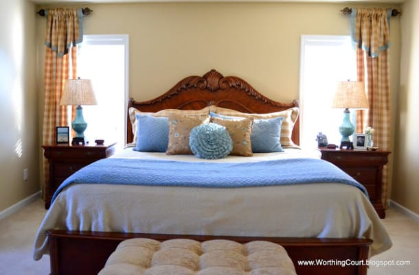 Budget Master Bedroom Makeover Reveal - Worthing Court | DIY Home Decor ...