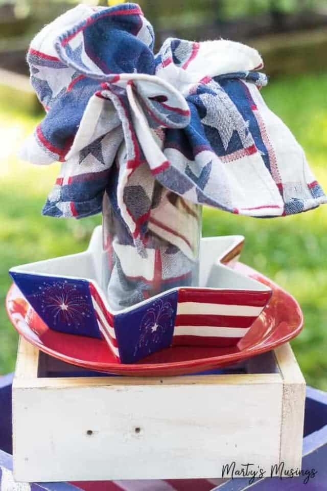 patriotic table centerpiece