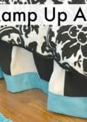 Use a matching sheet to add a band to a ready-made bed skirt. The customized look will make it look like it came from a designer's workroom.