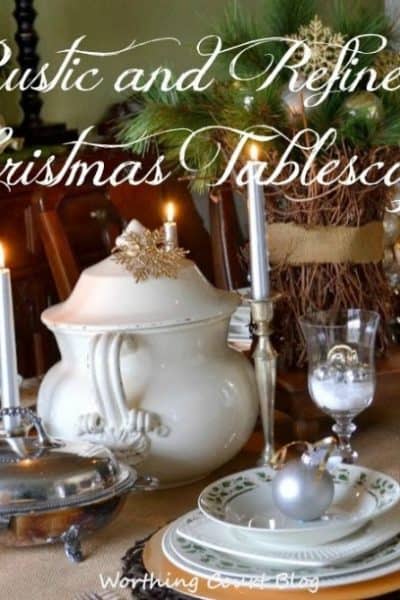 Worthing Court: Rustic and refined Christmas tablescape
