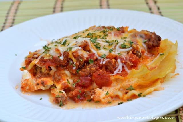 Recipe: My Favorite Lasagna | Worthing Court