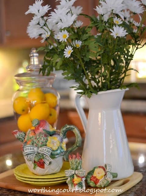 A Summer Vignette in the Kitchen