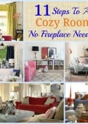 Worthing Court: 11 Steps to a Cozy Room - No fireplace needed!