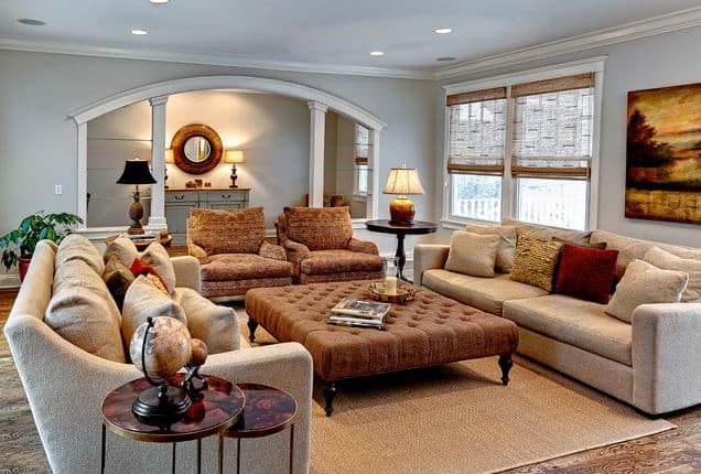 decorate living room without fireplace