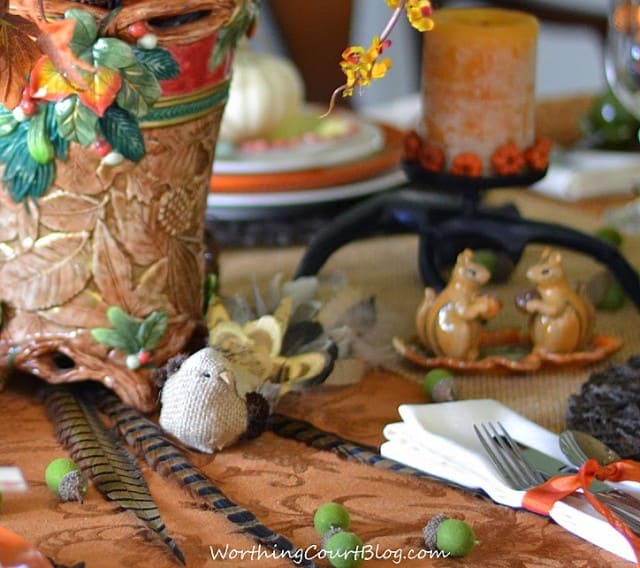 Worthing Court: Woodland Inspired Thanksgiving Tablescape