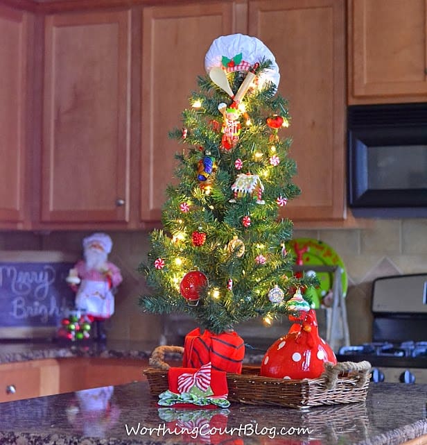  Kitchen Christmas tree.
