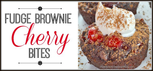 Fudge Brownie Cherry Bites Recipe
