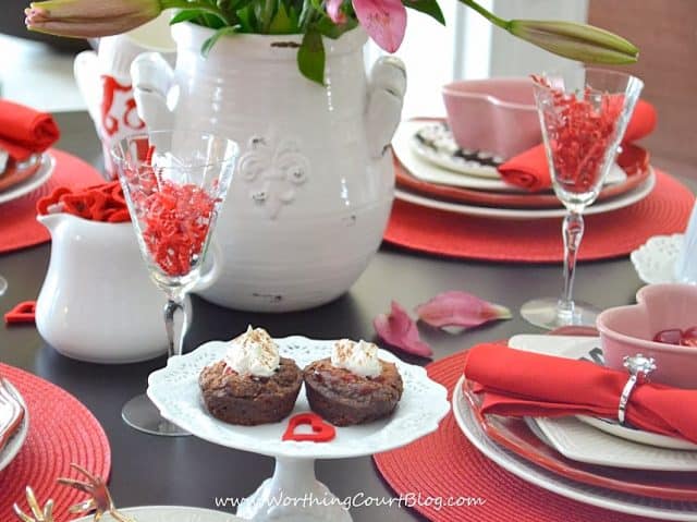 Valentine's Day desert: Fudge Brownie Cherry Bites.