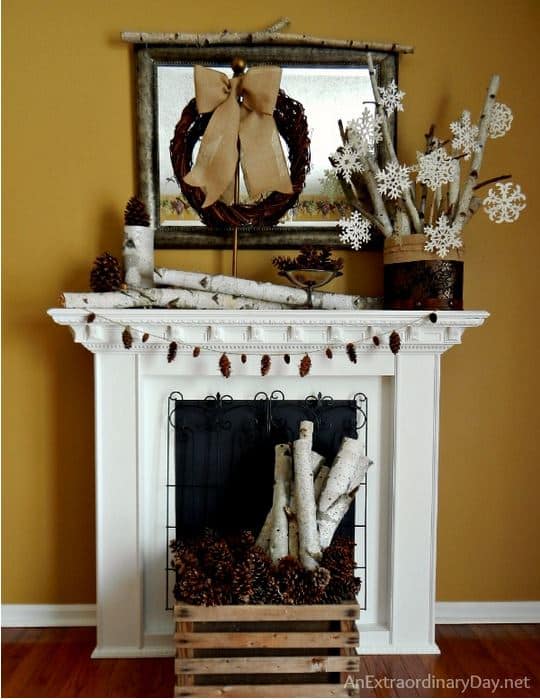 An Extraordinary Day:  Winter Mantel