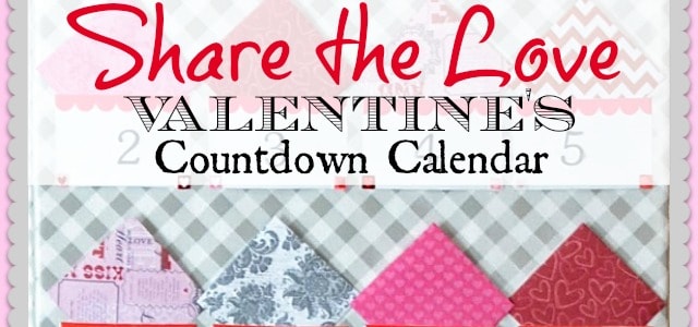 Make A Countdown To Valentine’s Day Calendar