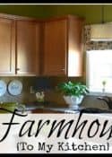 Adding farmhouse style to my kitchen