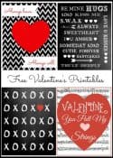 4 Free Valentine's Day Printables