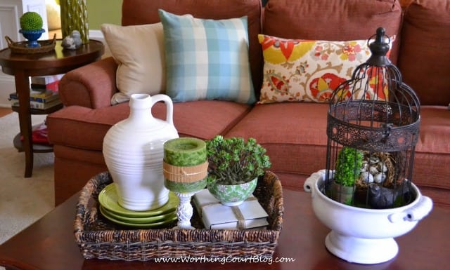 Spring Coffee Table Vignette - WorthingCourtBlog  (6)