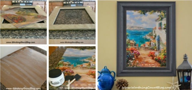 How To Upcycle And Totally Transform A Piece Of Art {On A Tight Budget}