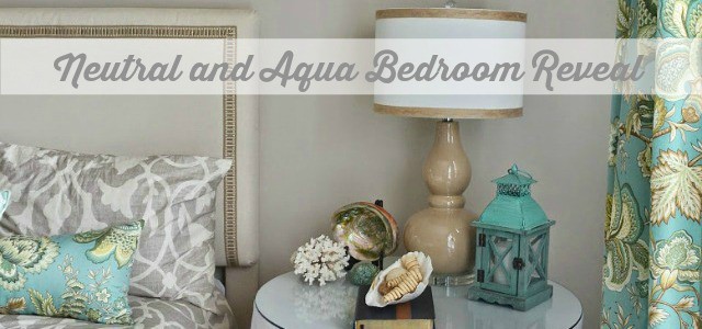 Neutral And Aqua Bedroom Decorating Ideas