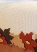 How to make a no-sew fall table runner