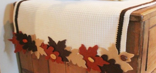 How To Make A No-Sew Fall Table Runner