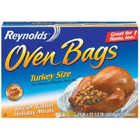 Use oven roasting bags for a perfectly moist and juicy turkey every time.