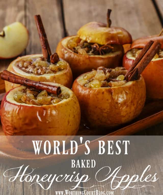 The best tasting baked apples you'll ever eat! || Worthing Court