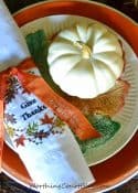 How to make cute, super easy and affordable diy napkin rings for Thanksgiving